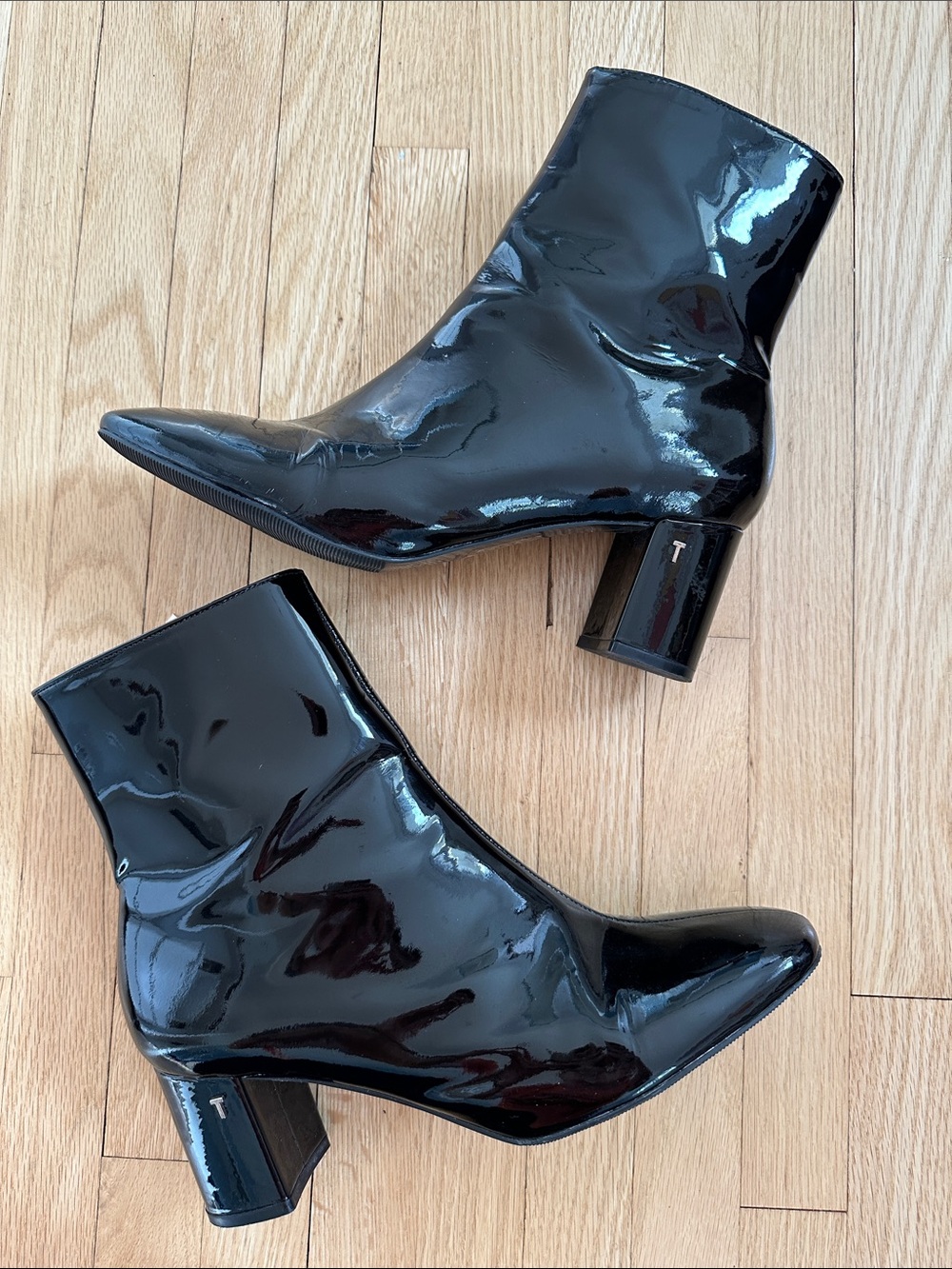 Ted Baker patent leather booties size 40 / 9 - Picture 4 of 13